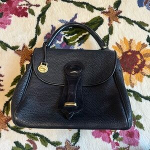 Vintage Dooney & Bourke Black Leather Women's Bag